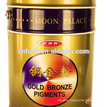 gold bronze powder Used in letterpress printing, gravure, picture frame, plastic film printing and coating color.